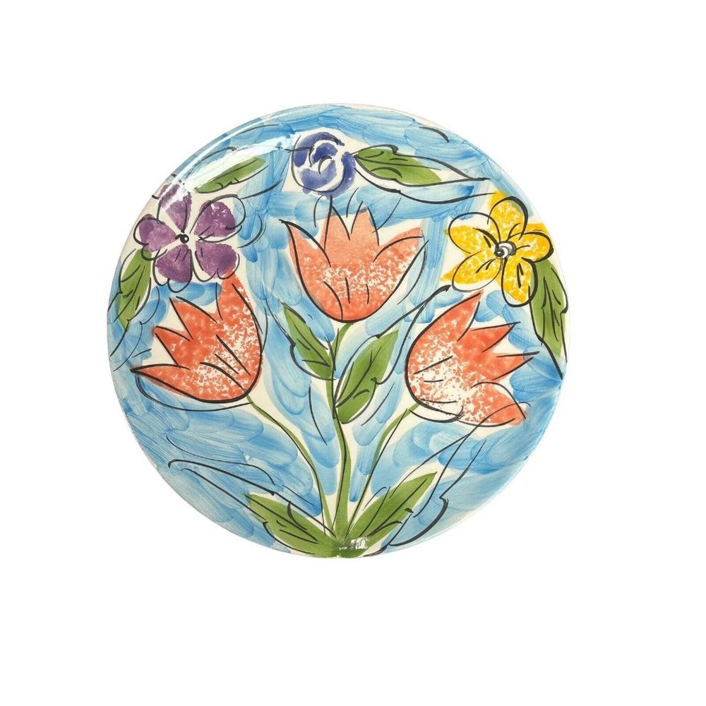 Strata Group - Giverny -‎ 8 1/2" salad plate vintage 1995 flowers